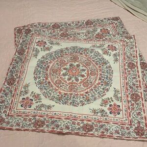 Set of 2 Pottery Barn Euro Pillowcases